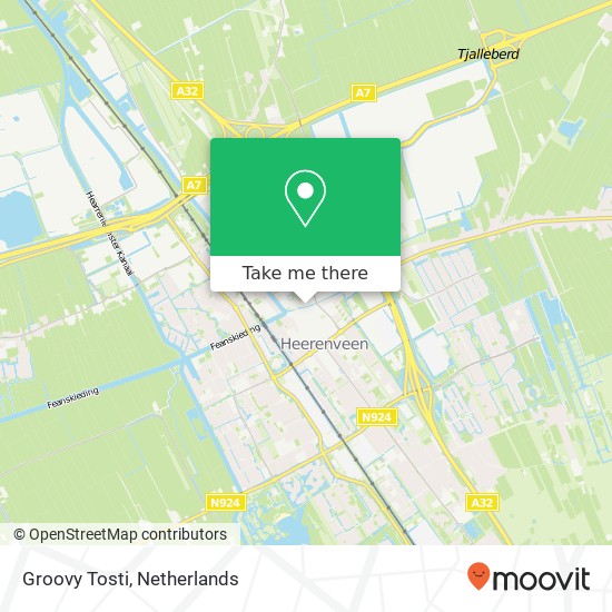 Groovy Tosti, Lindegracht 21 map