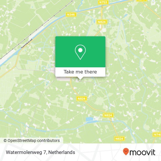 Watermolenweg 7, 7478 PV Diepenheim map