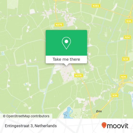 Entingestraat 3, 7841 AV Sleen map