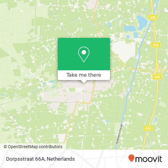 Dorpsstraat 66A, Dorpsstraat 66A, 8171 BS Vaassen, Nederland Karte