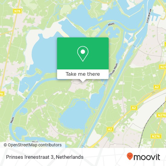 Prinses Irenestraat 3, 6107 BA Stevensweert map