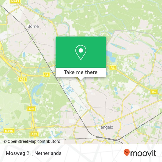 Mosweg 21, 7556 PG Hengelo map