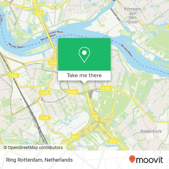 Ring Rotterdam, 3078 Rotterdam map