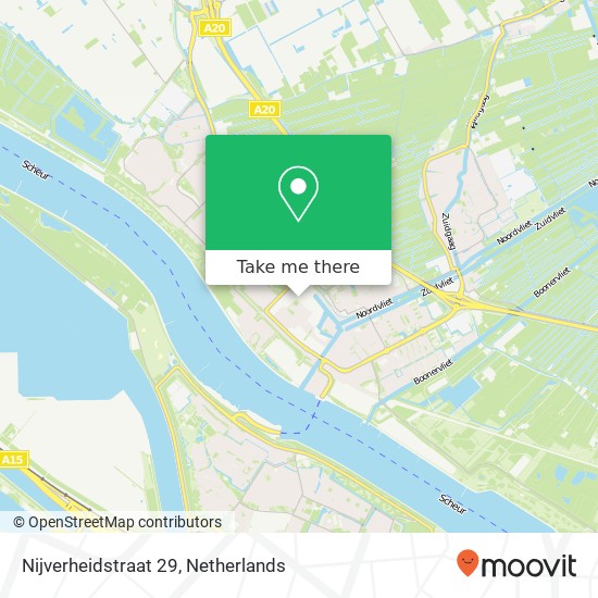 Nijverheidstraat 29, Nijverheidstraat 29, 3144 CL Maassluis, Nederland map