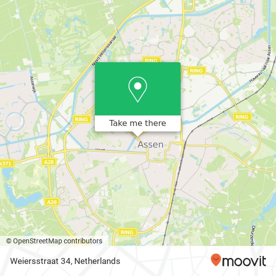 Weiersstraat 34, 9401 EV Assen map