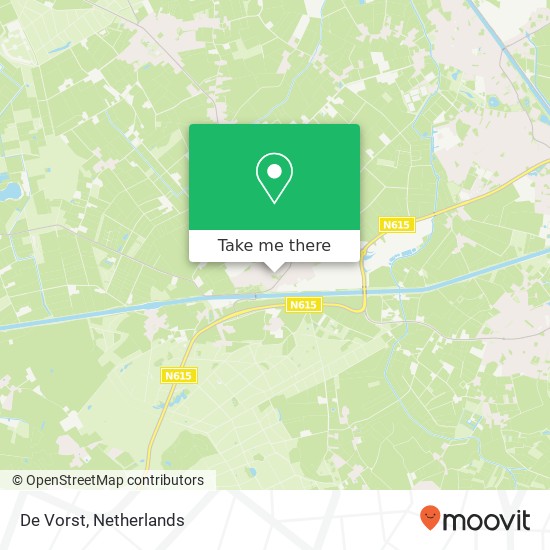 De Vorst, 5737 Lieshout map