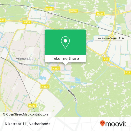 Kikstraat 11, 3907 LC Veenendaal map