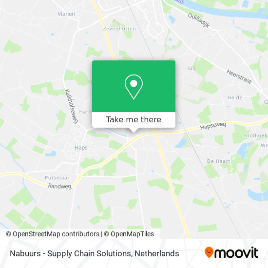 Nabuurs - Supply Chain Solutions map