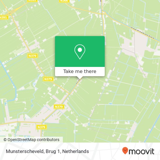 Munsterscheveld, Brug 1 map