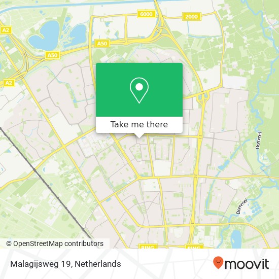 Malagijsweg 19, Malagijsweg 19, 5625 HE Eindhoven, Nederland Karte