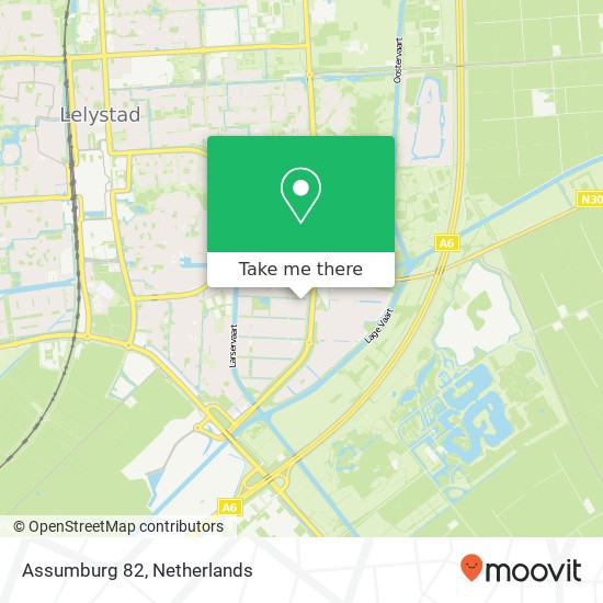 Assumburg 82, 8226 RB Lelystad map