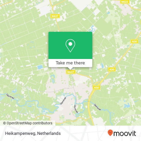 Heikampenweg, 5491 TA Sint-Oedenrode map