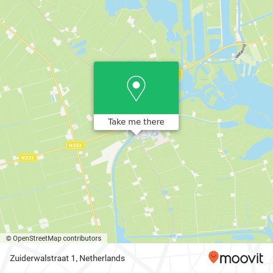 Zuiderwalstraat 1, 8356 EC Blokzijl map