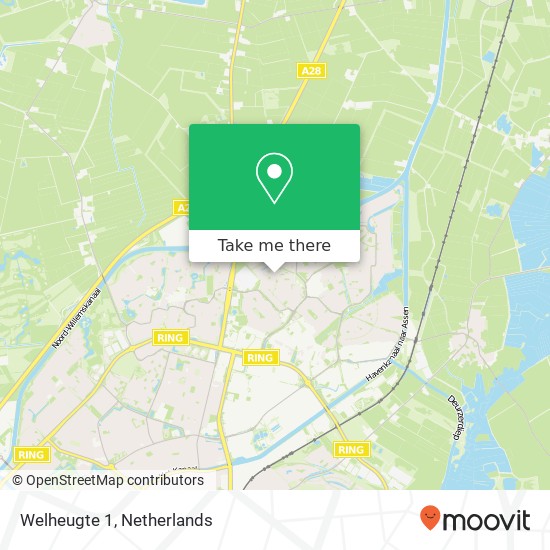 Welheugte 1, 9403 GP Assen map