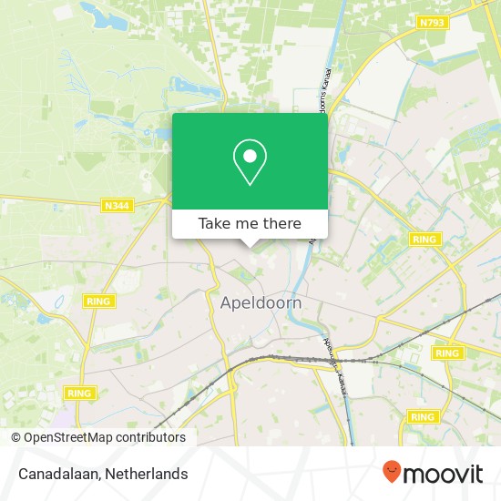 Canadalaan, 7316 DH Apeldoorn map