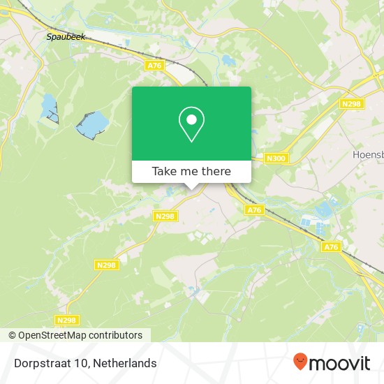 Dorpstraat 10, 6361 EL Nuth map