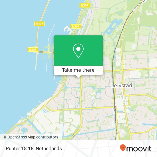 Punter 18 18, 8242 DL Lelystad map