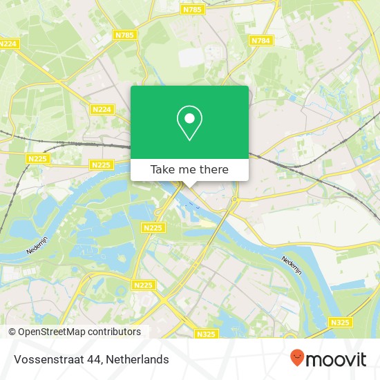 Vossenstraat 44, 6811 JM Arnhem Karte