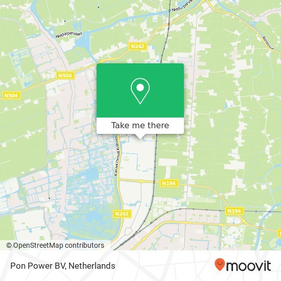 Pon Power BV, Newtonstraat 31 Karte