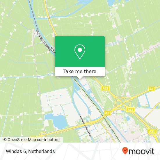 Windas 6, Windas 6, 8441 RC Heerenveen, Nederland map