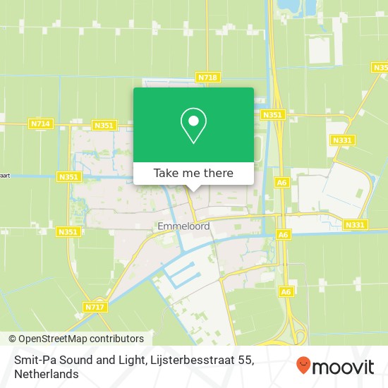 Smit-Pa Sound and Light, Lijsterbesstraat 55 map