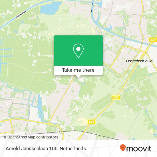 Arnold Janssenlaan 100, Arnold Janssenlaan 100, 4847 DK Teteringen, Nederland map