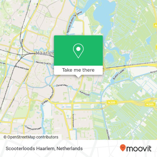 Scooterloods Haarlem, Van Zeggelenplein 77 Karte