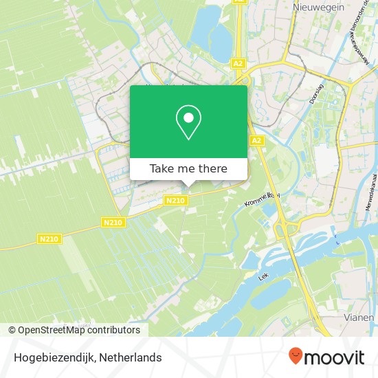 Hogebiezendijk, 3401 IJsselstein map