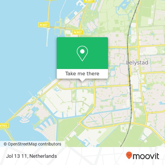 Jol 13 11, 8243 EJ Lelystad map