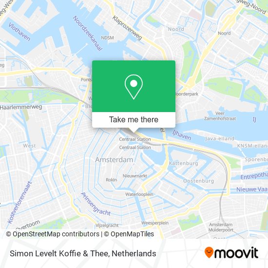 Simon Levelt Koffie & Thee map