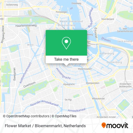 Flower Market / Bloemenmarkt Karte