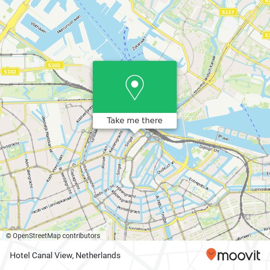 Hotel Canal View map