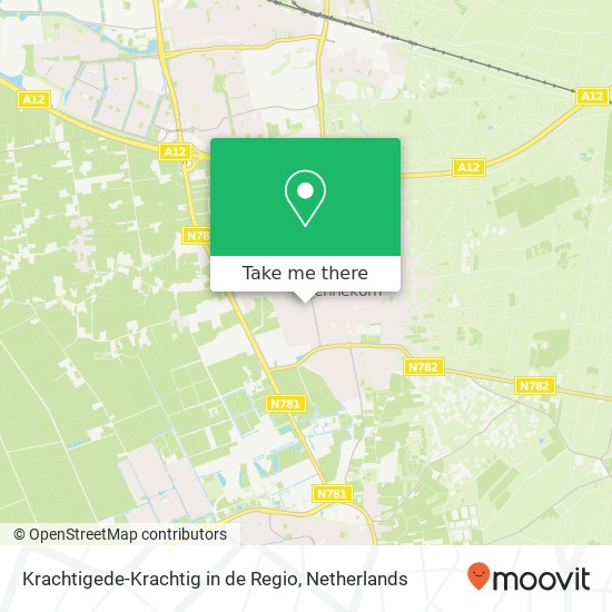 Krachtigede-Krachtig in de Regio map