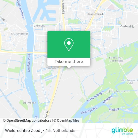 Wieldrechtse Zeedijk 15 map