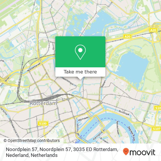 Noordplein 57, Noordplein 57, 3035 ED Rotterdam, Nederland Karte