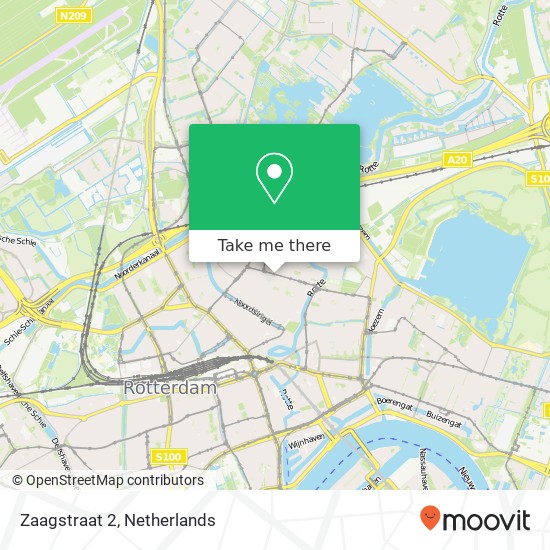 Zaagstraat 2, 3035 HN Rotterdam Karte