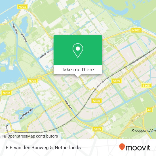E.F. van den Banweg 5, 1333 JA Almere-Buiten map