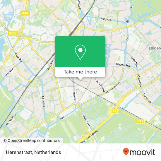 Herenstraat, 2313 XW Leiden map