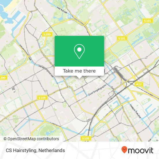 CS Hairstyling, Vleerstraat 2A map