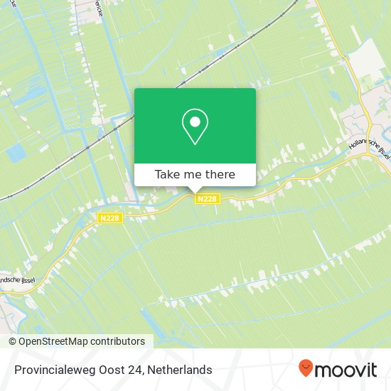 Provincialeweg Oost 24, 2851 AE Haastrecht map