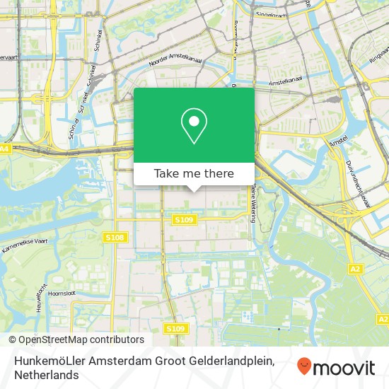 HunkemöLler Amsterdam Groot Gelderlandplein, Gelderlandplein 115 map