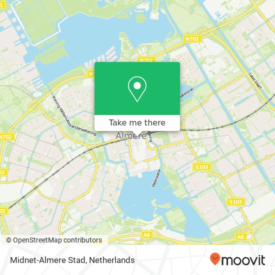 Midnet-Almere Stad map