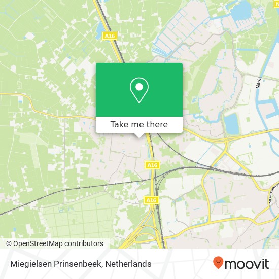 Miegielsen Prinsenbeek, Markt 14 map
