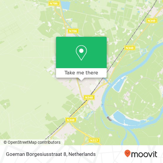Goeman Borgesiusstraat 8, 6951 BH Dieren map