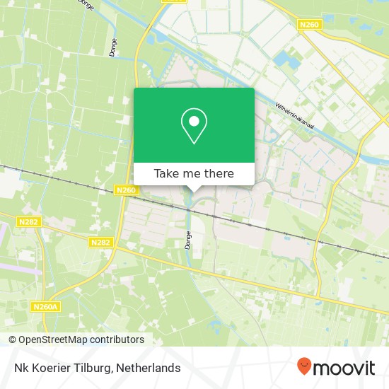 Nk Koerier Tilburg, Ommenstraat 70 Karte