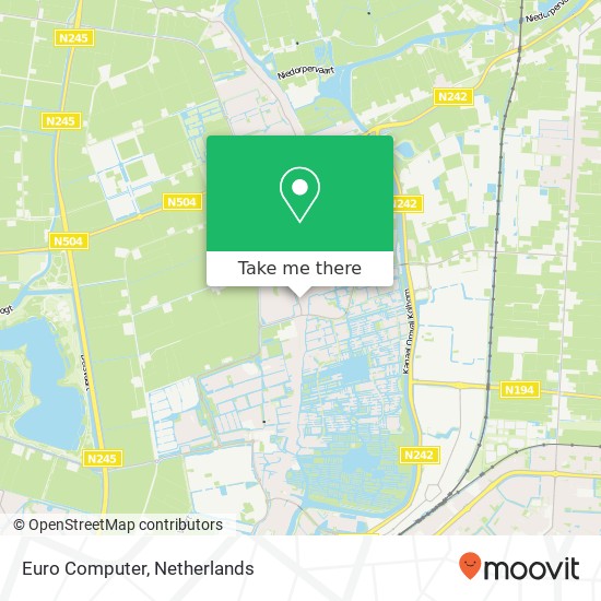 Euro Computer, Voorburggracht 168 map