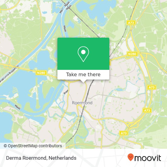 Derma Roermond, Steegstraat 28 Karte