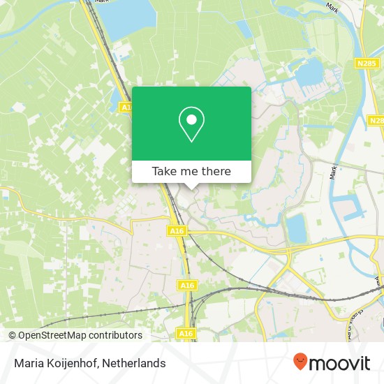 Maria Koijenhof, Maria Koijenhof, 4822 Breda, Nederland map