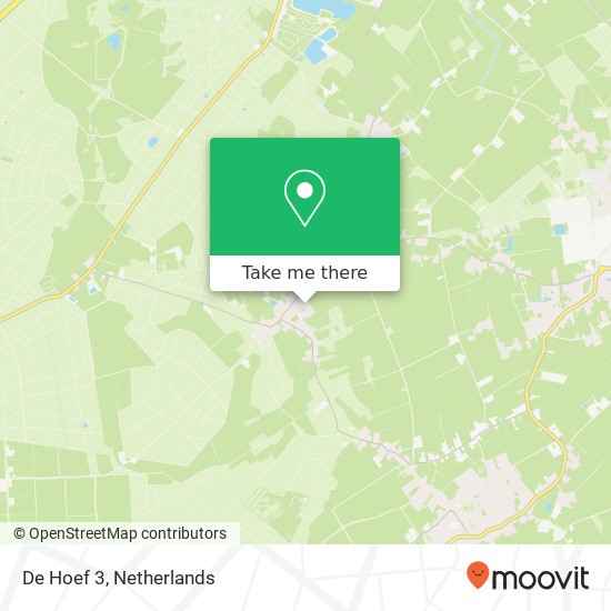 De Hoef 3, 5571 NJ Weebosch map