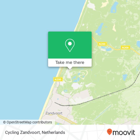 Cycling Zandvoort, Burgemeester van Alphenstraat 108 map